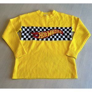 Hotwheels Yellow Crewneck Sweater Size Small